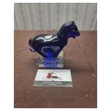 Blown Glass Lion Paperweight