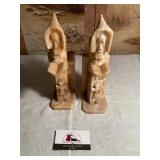 Marble book ends