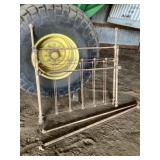 Iron bed frame