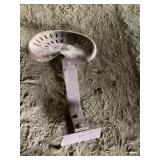 Metal implement seat