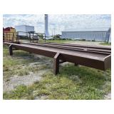 Metal feed bunk