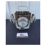 MCM Drink Carrier with Coasters