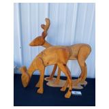 Wooden Deer Decor