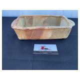 Stoneware bread baking dish