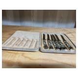 Vintage stainless knife set
