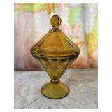 Amber Candy Dish - Possibly Westmoreland