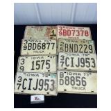 Iowa License Plates