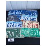 Iowa License Plates