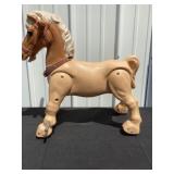 Vintage marx horse on wheels