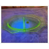 Uranium Glass Dish