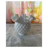 Hobnail Milk Glass