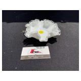 Fenton Silver Creat Ruffled Candy Dish