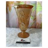 Iris iridescent Marigold carnival glass