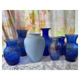 Blue Glassware