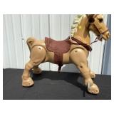 Vintage Proarce riding horse on wheels
