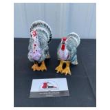 Vintage Turkey salt and pepper shakers