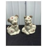 Ceramic cat planters