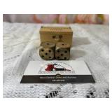 Weighted Brass Dice