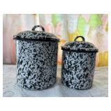 Enamel Canisters