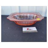 Pink Jeannette Glass Serving Bowl
