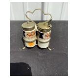 Vintage salt and pepper shakers