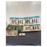 License plates