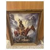 Native American framed puzzle