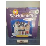 Santa's workbench porcelain Mallory Lane house