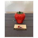 Ceramic strawberry jelly jar