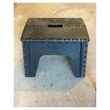Small black step stool