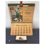 Vintage Petersen furniture calendar