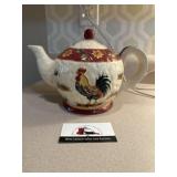 Ceramic rooster tea pot