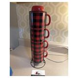 Mugs in holder