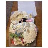 Totes of doilies