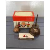 Vintage box with oilers