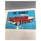 1955 Chevrolet metal sign