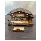 Vintage chalet music box