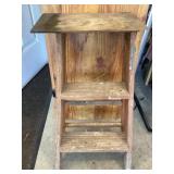 Wooden step ladder