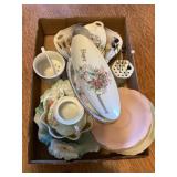 Glass bowls & misc