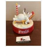 Coca-cola polar bear clock