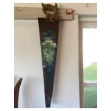 Hand painted saw