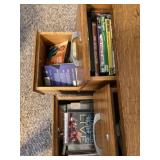 Drawers of CDs, DVDs & VHS