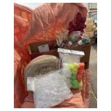 box of christmas decor