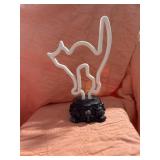 light up cat decor
