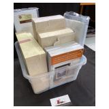 Cardstock, coloring books, envelopes