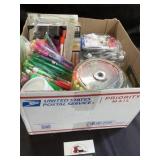 Large lot of colored pens & markers