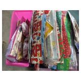Wrapping paper and fabric