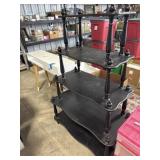 MCM wooden shelving unit