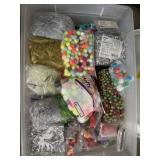 Tote of craft items