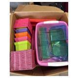 box of organizers